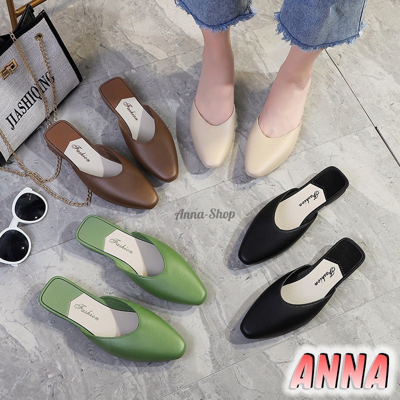 Slip-On Sandals Women's Open-Heeled Elegant Fashion Home Wear T06