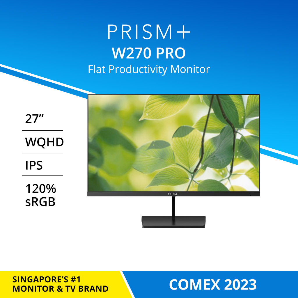 PRISM+ W270 PRO 27 WQHD [2560 x 1440] IPS 120% sRGB Professional Monitor