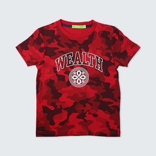 bossini BOYS Short Sleeve AOP T-Shirt - Wealth
