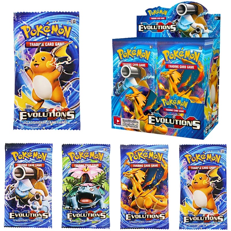 72pcs English Verison Pocket Monster Game Cards Battle Styles Evolutions Team Up Go Playing Trading Card Collection Children Gift