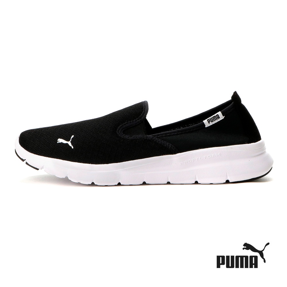 PUMA Unisex Flex Essential Slip On Shoes (Black)