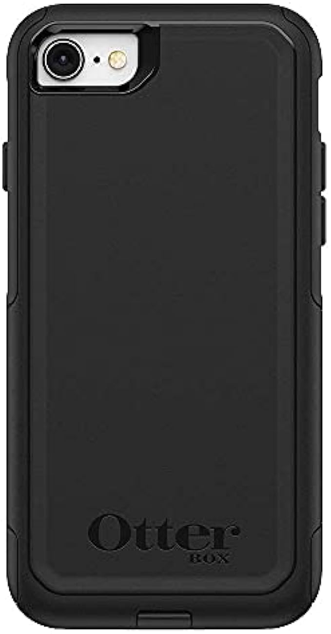 OtterBox COMMUTER SERIES Case for iPhone SE (3rd and 2nd gen) and iPhone 8/7 - Frustration Free Packaging - BLACK
