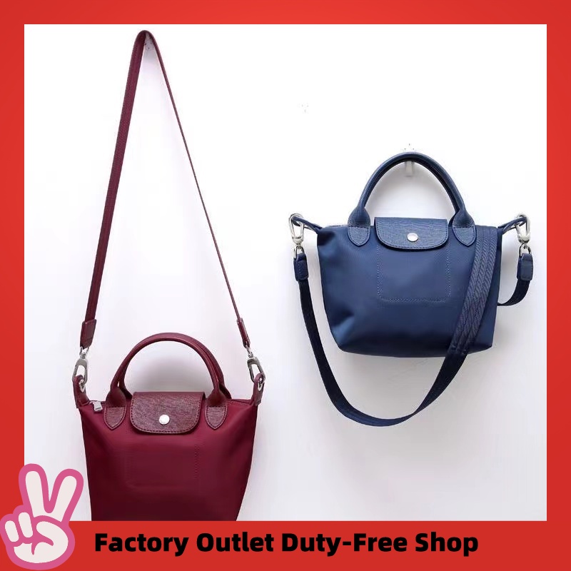 Ready Stock Women Large Capacity Tote Bag Long Top Handles Sing Bag Nylon Thicked Shoulder Bag Young Lady's Commuter Handbag