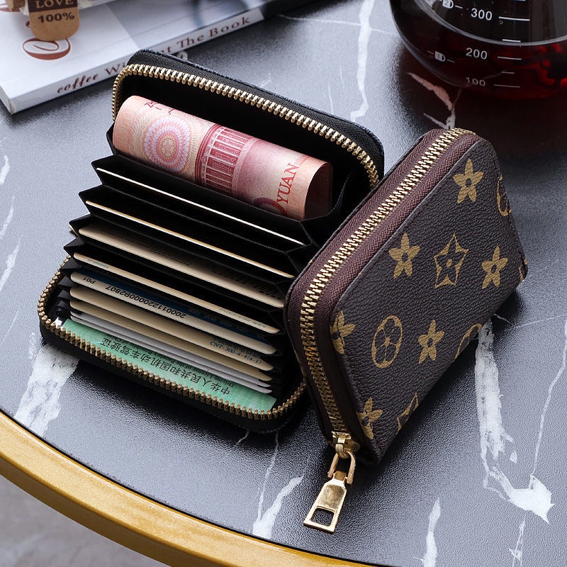 Ins Fashion Organ Card Case PU Coin Purse Multifunctional Business Card Case