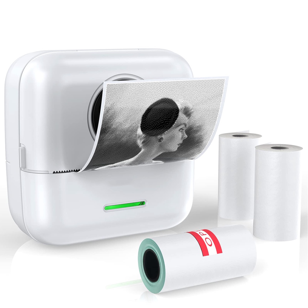 Mini Portable Thermal Printer Pocket Printer Wireless Bluetooth Android IOS Phone Picture Printer
