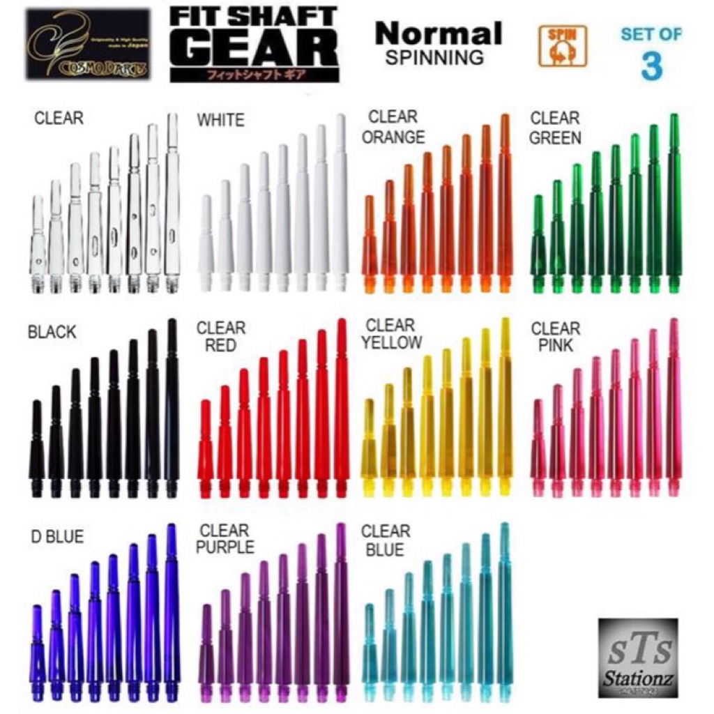 Fit Shaft Gear Plastic • Dart Shafts • SGDARTS