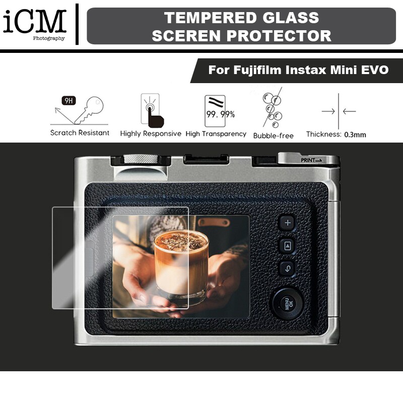 Fujifilm Instax mini EVO Tempered Glass Screen Protector