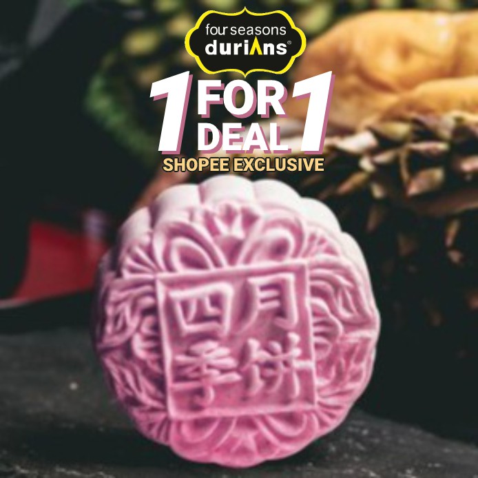 [Shopee x Four Seasons Durians] 1-for-1 Sultan Durian Mooncake