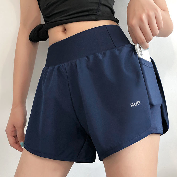 Sports Shorts Women's Summer 6 Color/Pocket Pants Large Size High Waist Yoga/Jogger Short Pants