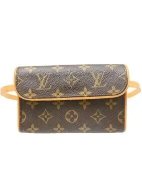 Authentic Louis Vuitton Florentine Bum Bag Monogram Canvas Vintage LV Belt Waist