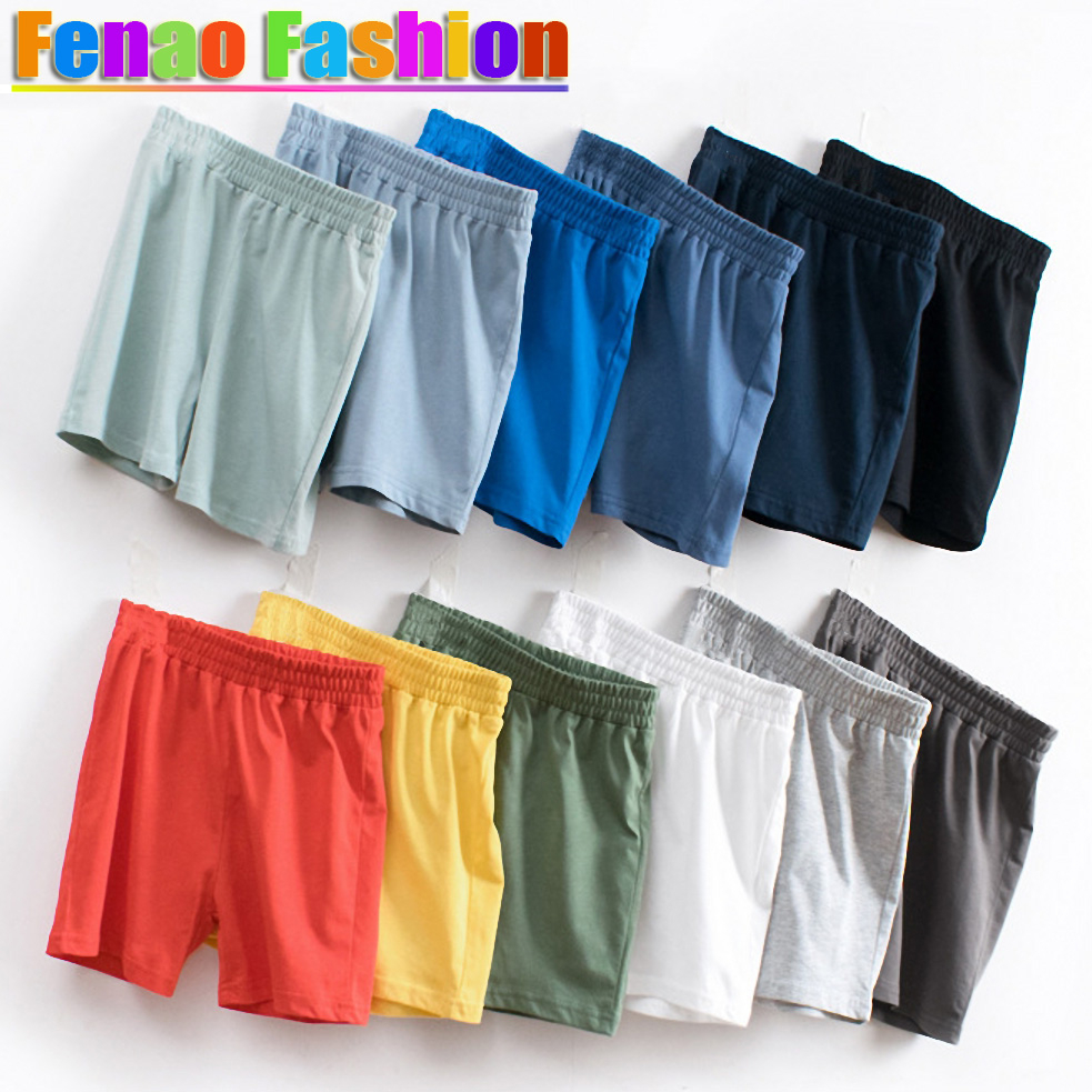 Kids Shorts Pants Plain Boys Short Bottoms Casual Cotton Children Fashion Trousers