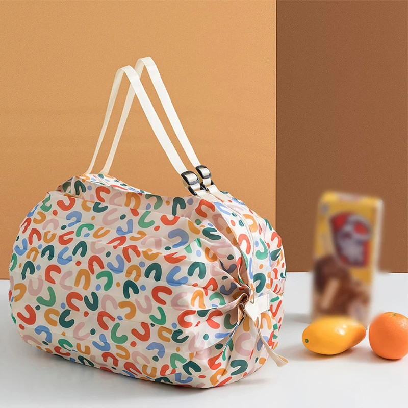 1PC Foldable Shopping Bag Waterproof Travel Bags Portable Storage Bag Beach Bag Supermarket Grocery Shopping Bags