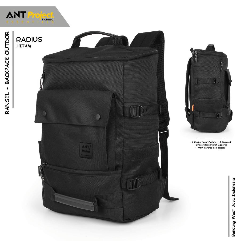 Ant Project - Outdor RADIUS Men's Backpack - Men's Casual Laptop Slot Backpack