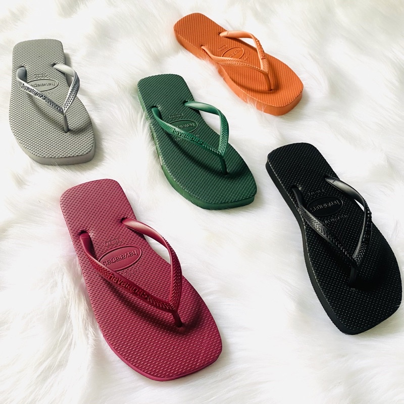Type 2 Women'S Flip-Flops With Square Toe Super Cheap, Picnic Beach Slippers
