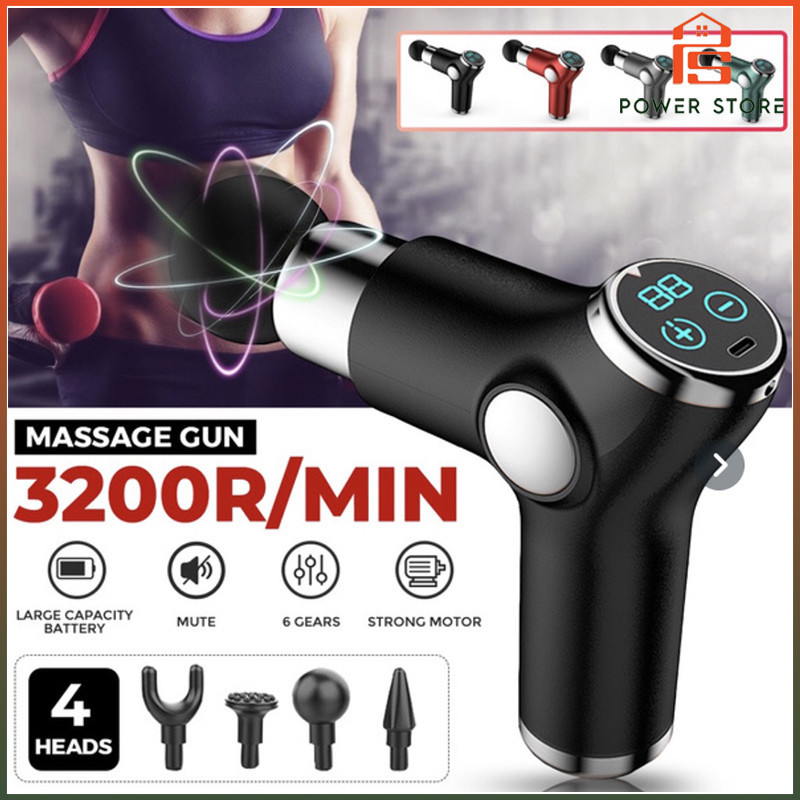 Mini Muscle Massage Gun 32 Speed Vibration Massager Body Deep Pain Relief Fascial Gun Vibrator Mother S Mothers Day Gift