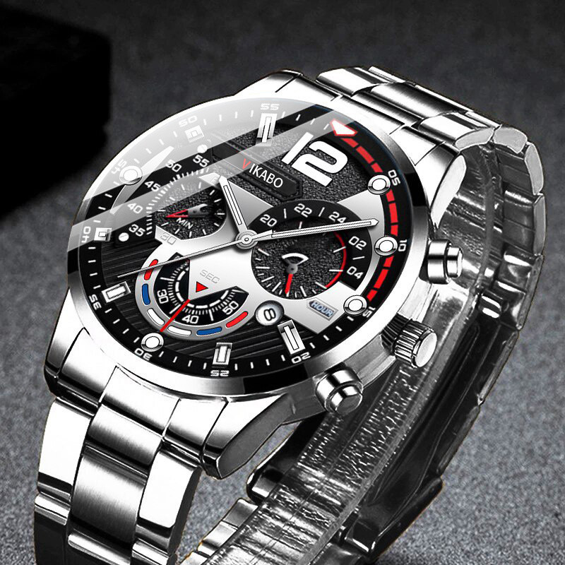 BlessU Men's Watch Fashion Business Original Men's Quartz Watch