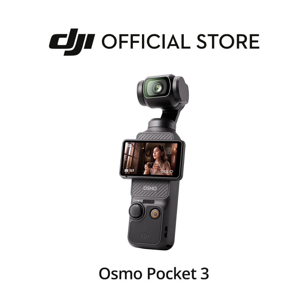 DJI Osmo Pocket 3 - Handheld | Pocket-Sized, Quick, Stable, Accurate Shooting |  Horizontal-Vertical Switching