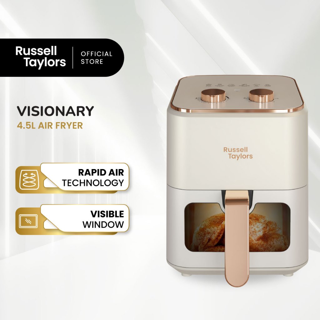 Russell Taylors Retro Series 3D Visible Window Air Fryer Large (4.5L) Z3