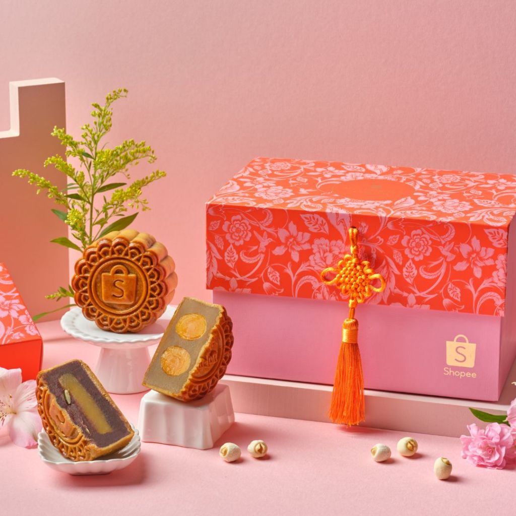 [Shangri-La X Shopee] 4pcs Shangri-La X Shopee Four Treasures Mooncake