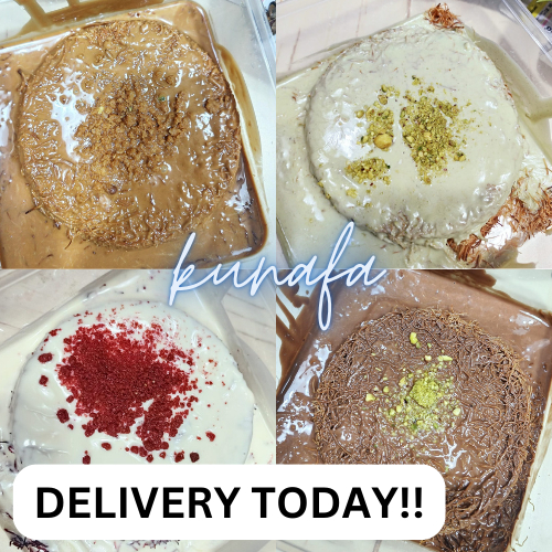 [SAME DAY DELIVERY] HALAL KUNAFA RED VELVET NUTELLA PISTACHIO BISCOFF VIRAL KUNAFE IN STOCK NOW!!
